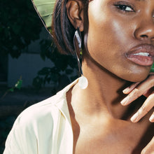 Majorelle Earrings | Silver | Mother of Pearl/Pink Freshwater Pearls/Moonstone