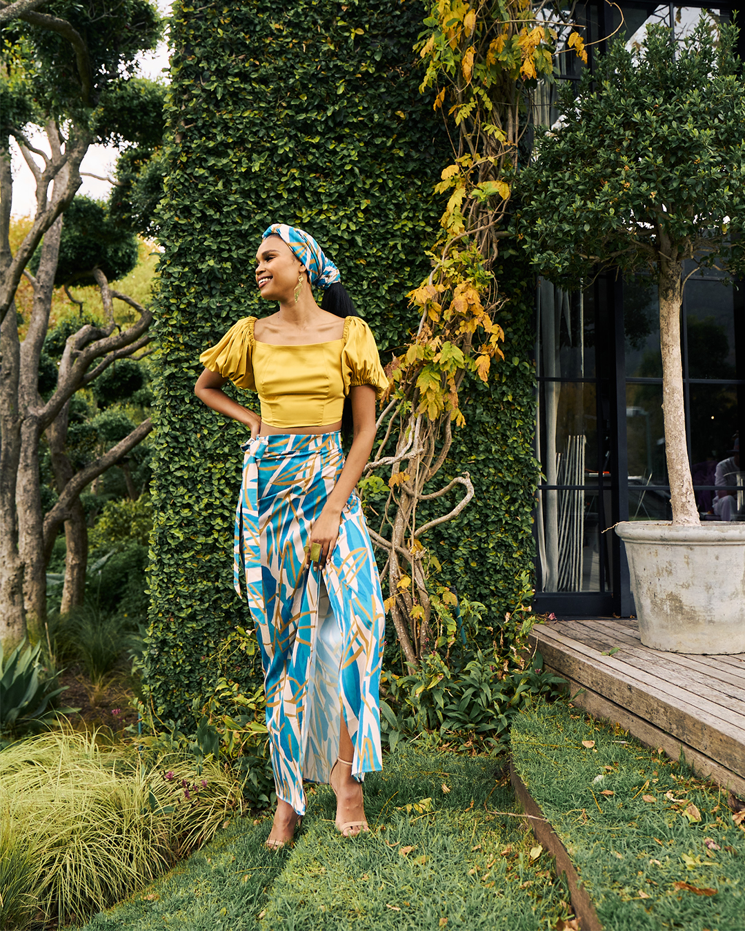 Sustainable Zany Top | Solid Mustard
