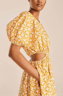 Lattice Fleur Poplin Jumpsuit | Lattice Fleur Honey Combo