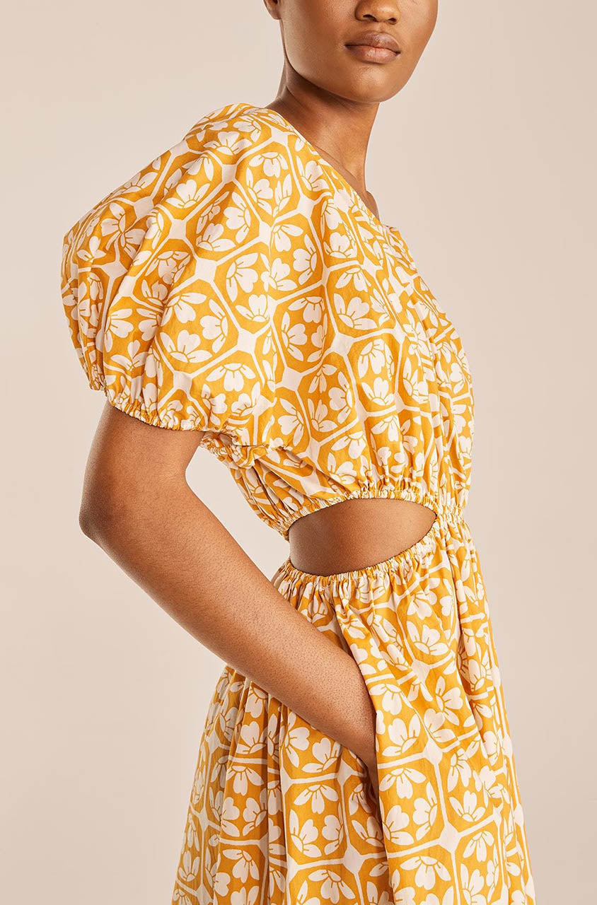 Lattice Fleur Poplin Jumpsuit | Lattice Fleur Honey Combo