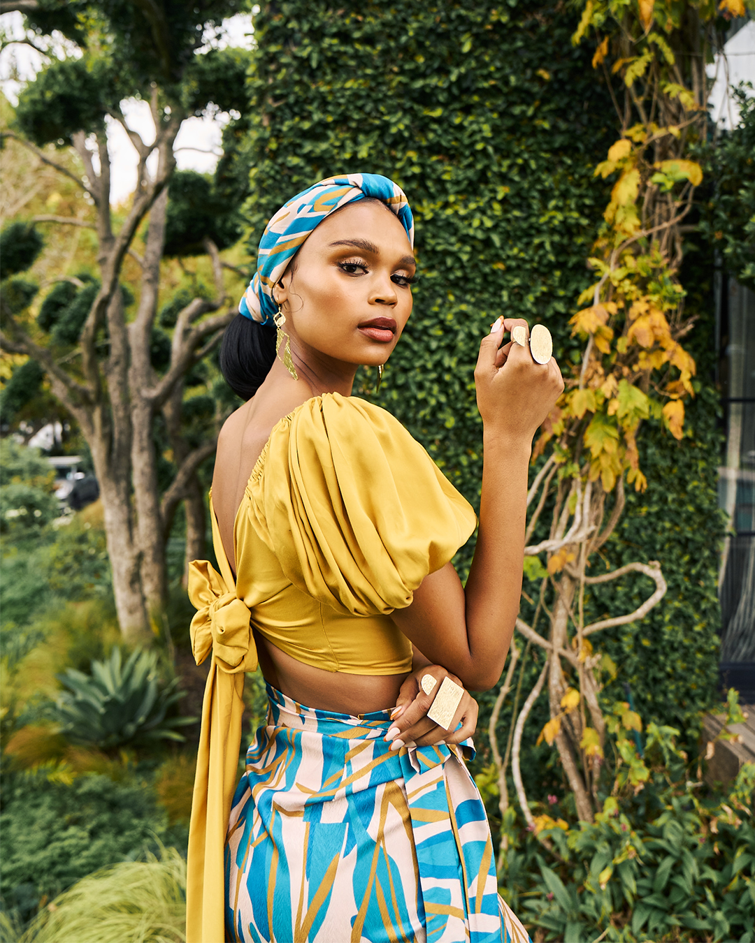 Sustainable Zany Top | Solid Mustard