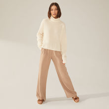 Womens | Ellie Chunky Cashmere Turtleneck | Ivory