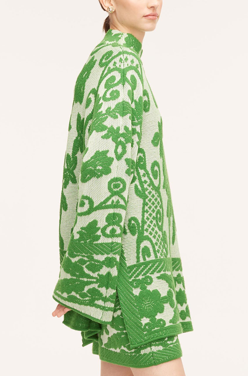 Tapestry Jacquard Turtleneck | Tapestry Fleur Golf Combo