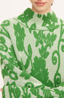 Tapestry Jacquard Turtleneck | Tapestry Fleur Golf Combo