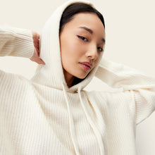 Womens | Josie Chunky Cashmere Hoodie | Ivory