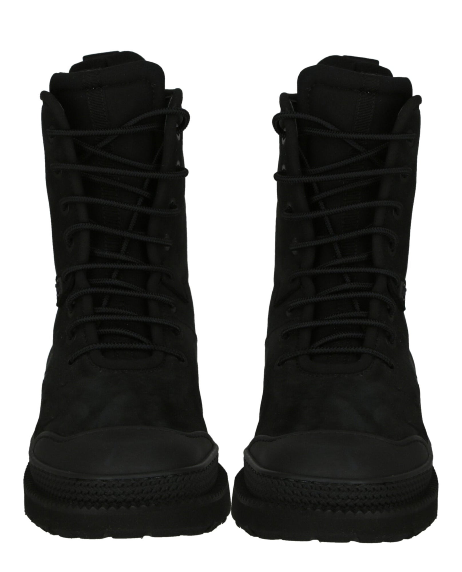 Ferragamo | Mixed Media Combat Boots