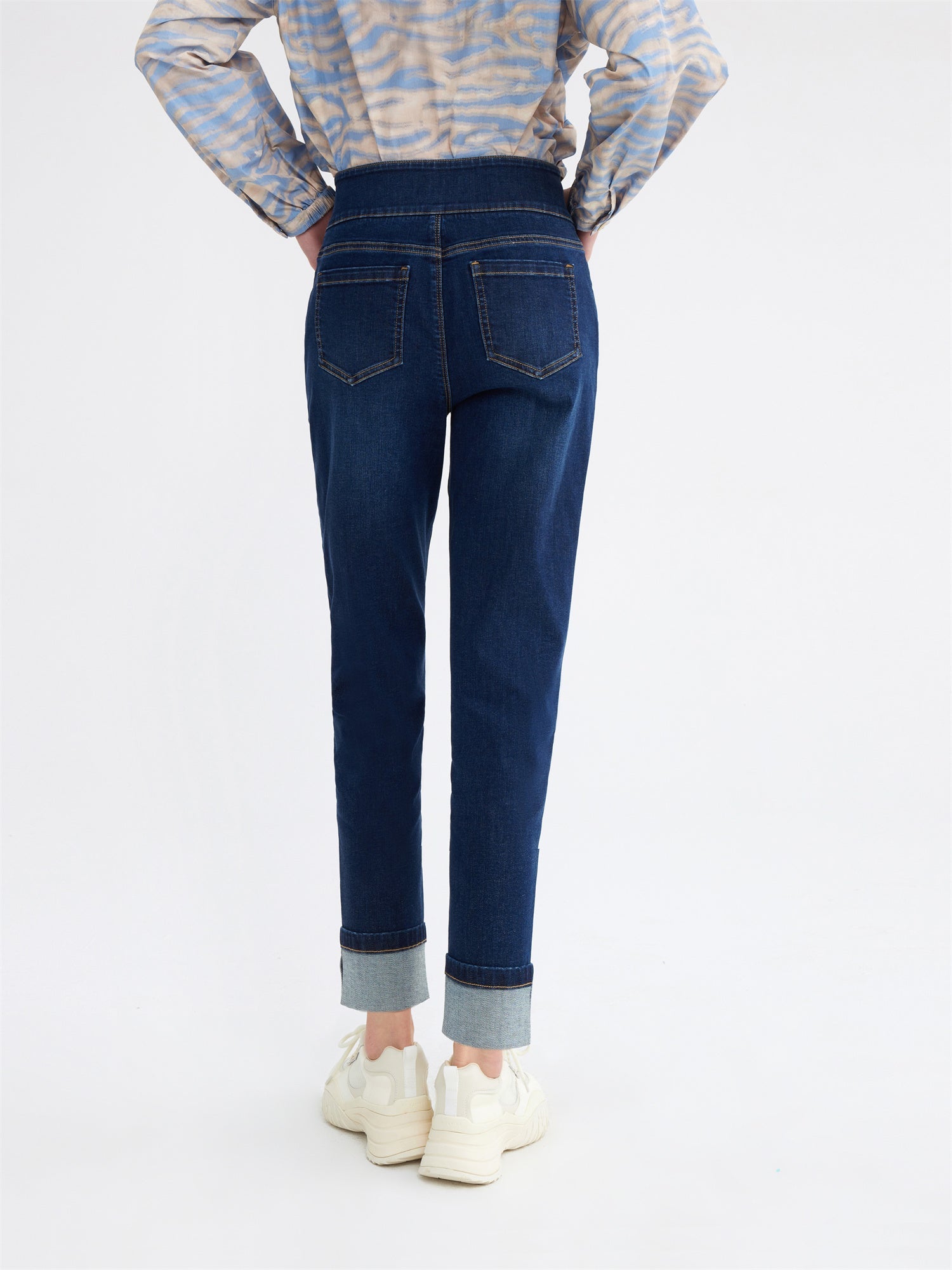 Straight Leg Pants | Blue
