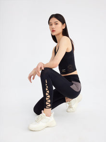Supportive Comfort Yoga Leggings | Black