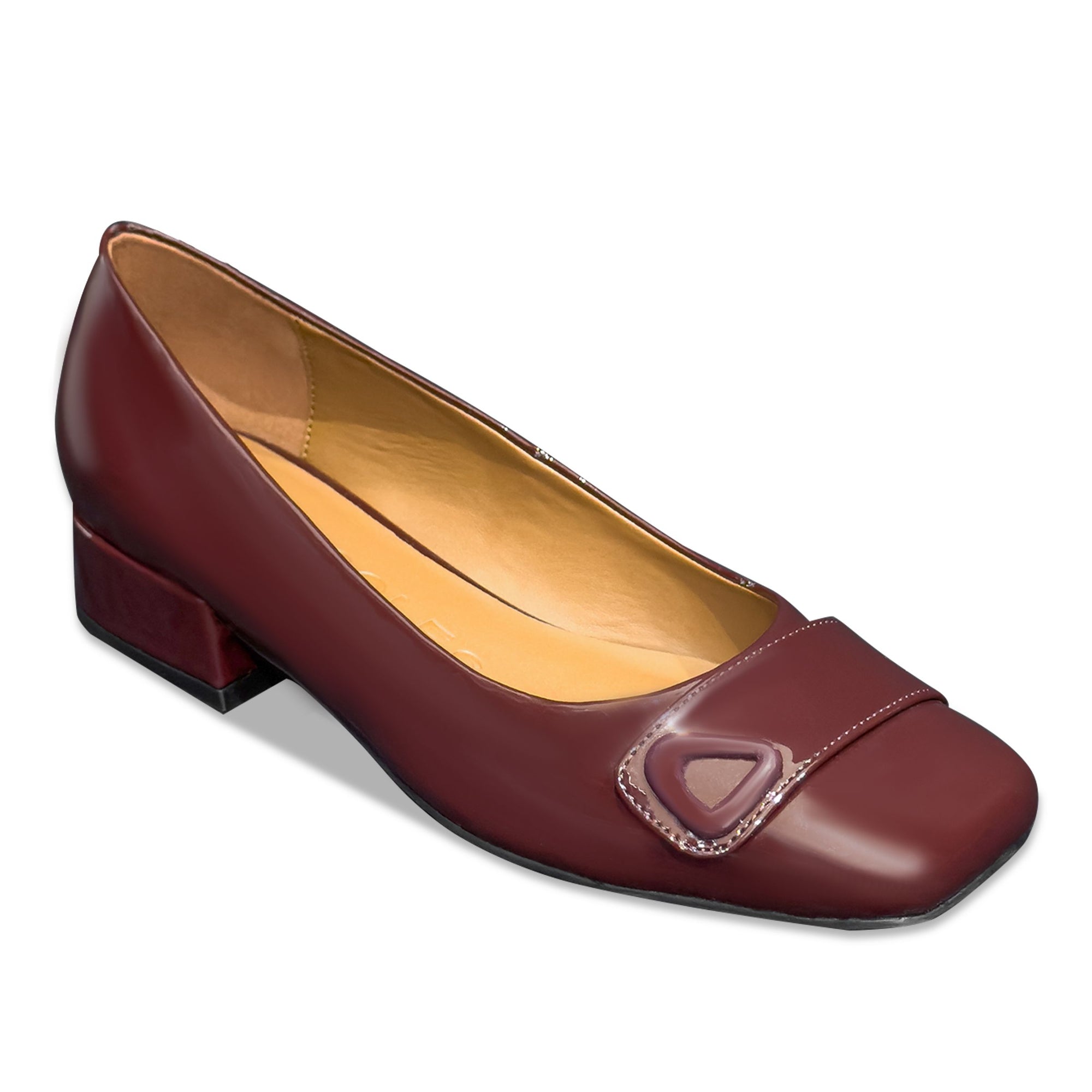 Isai  | Merlot Patent Faux Leather