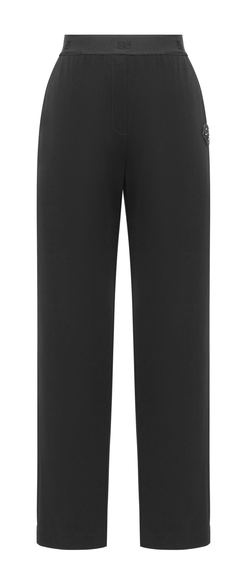 wide-leg trousers | Black