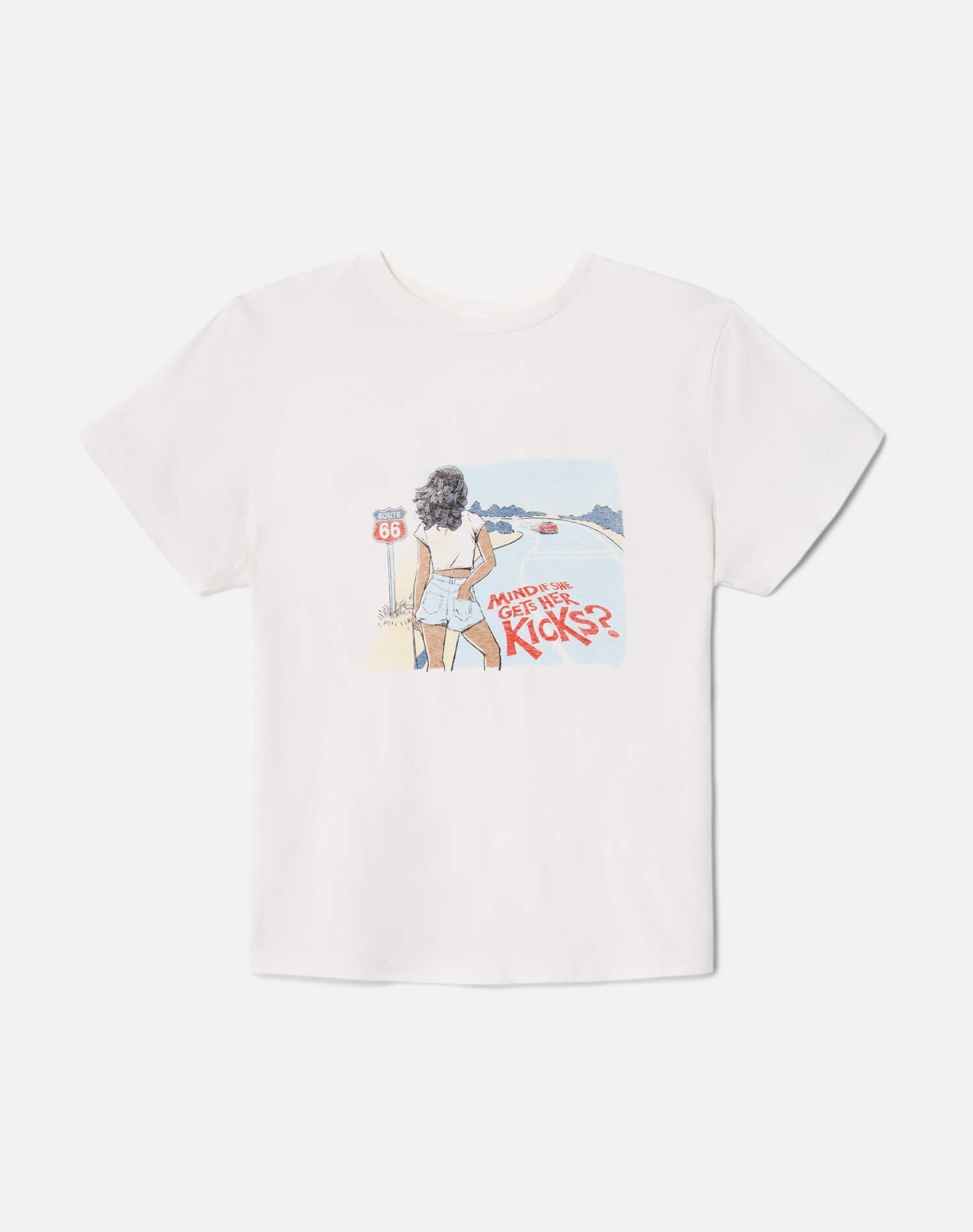 Womens | Classic Tee Kicks | Vintage White
