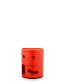 Componibili Smile Storage Unit - 2 Elements | Single | Red