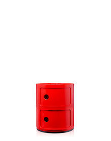 Componibili Classic Storage Unit - 2 Elements | Single | Red