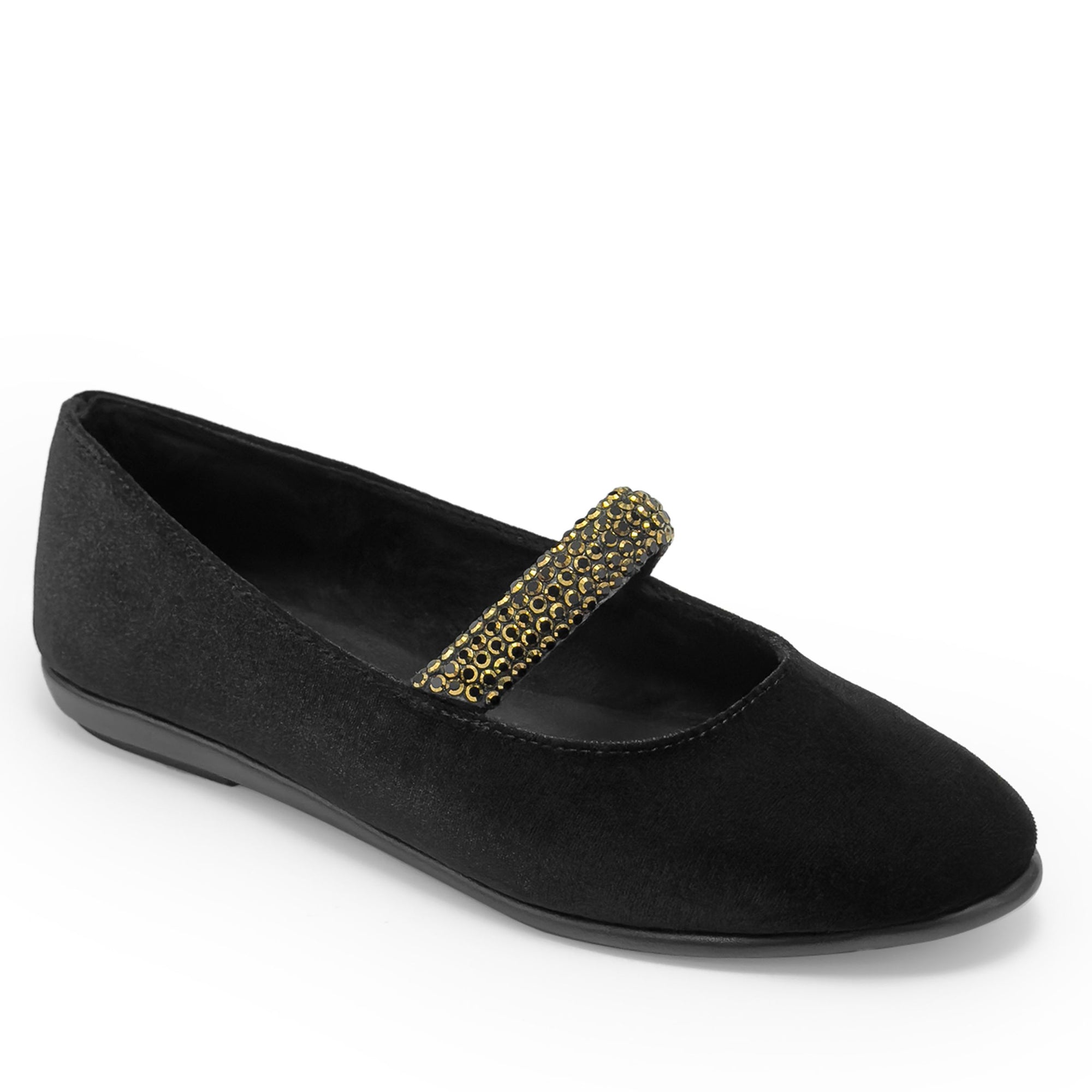 Brisa Dress Flat | Black Velvet