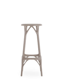 A.I. STOOL Low Bar Stool | Set of 2 | Gray