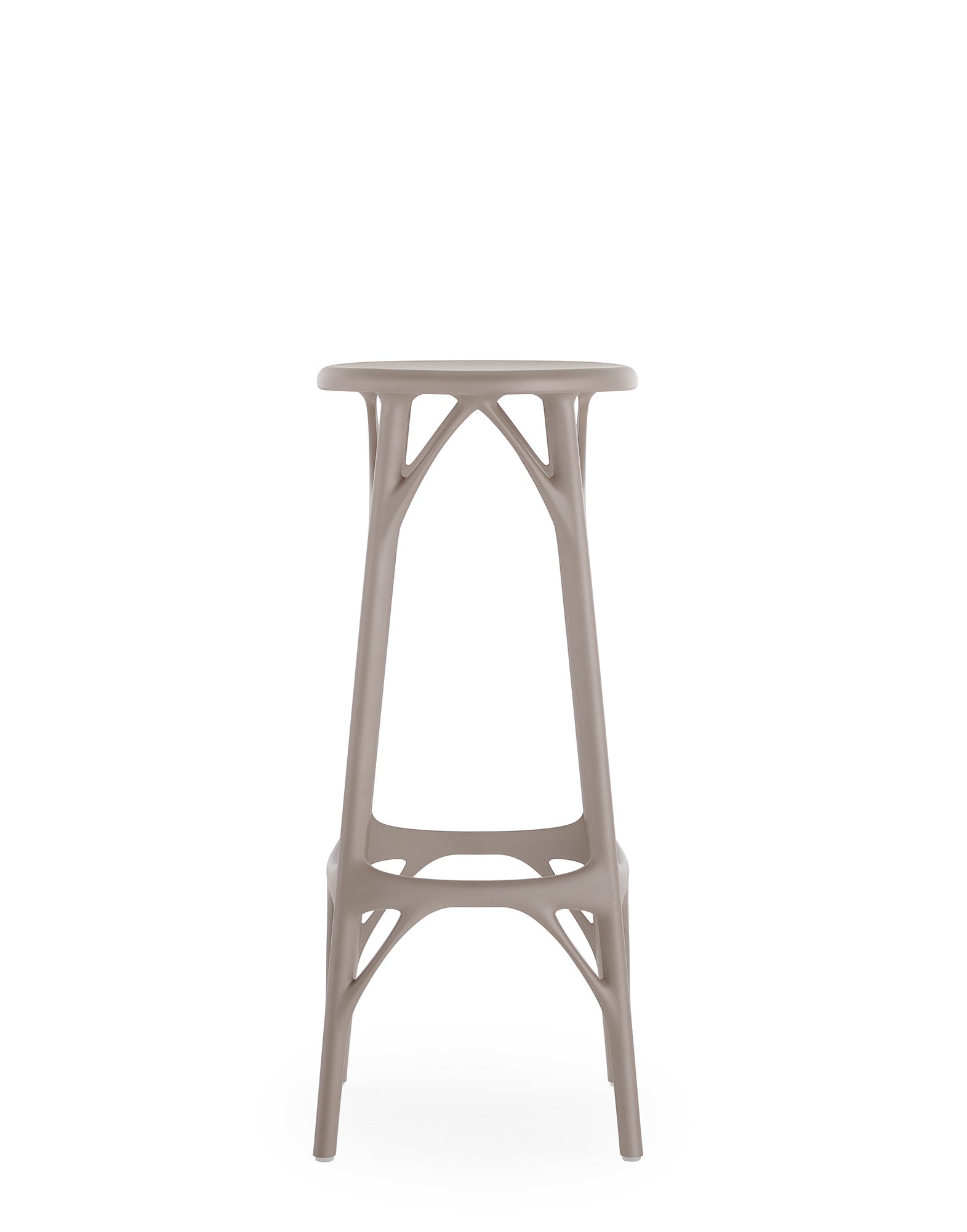 A.I. STOOL Low Bar Stool | Set of 2 | Gray
