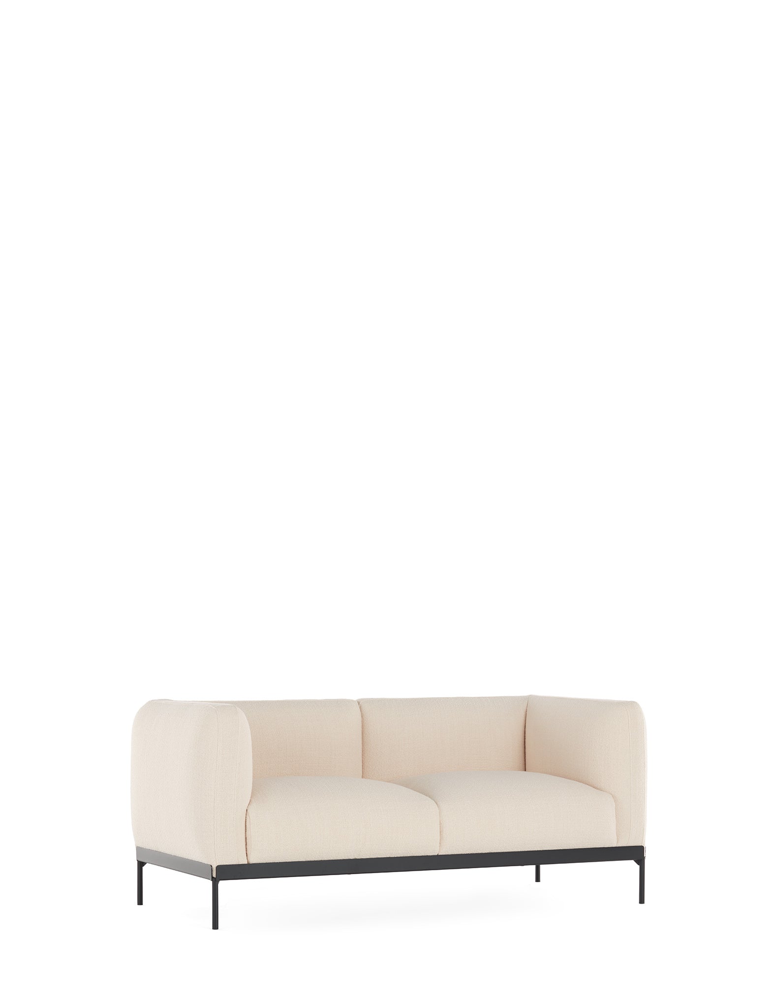 ASIA Cotton Structure Sofa - Two Seater | Single | White