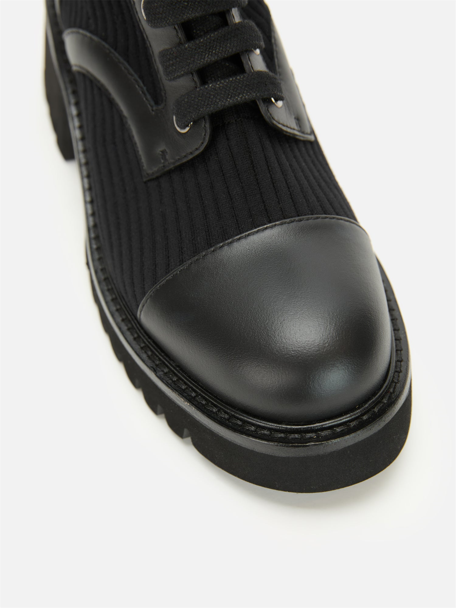 Classic Knitted Martin Boots | Black