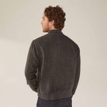 Mens | Chase Cashmere-Wool Bomber Jacket | Charcoal