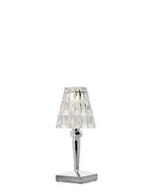 Battery Table Lamp | Single | Chrome