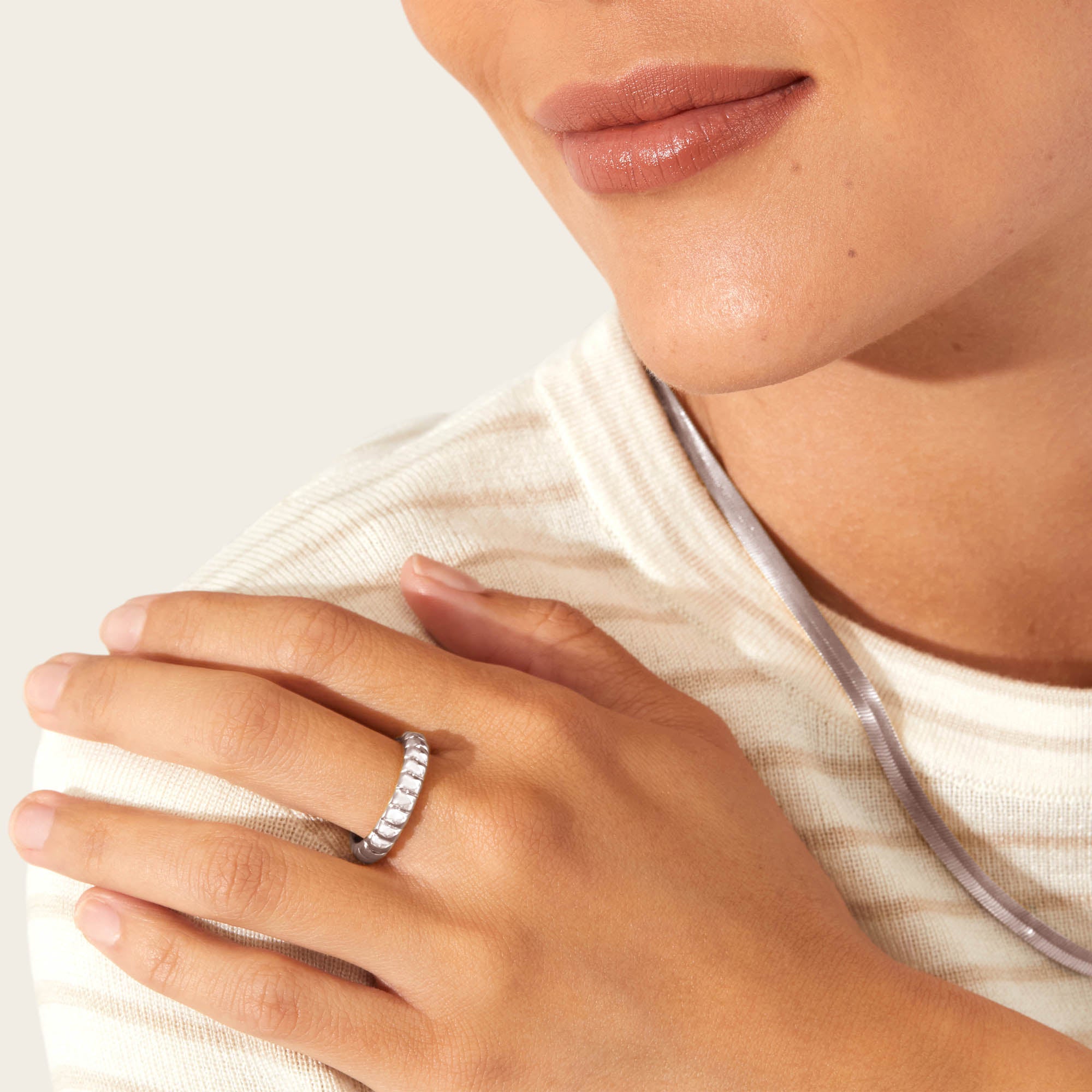 Womens | Aurelia Slim Ring | Sterling Silver