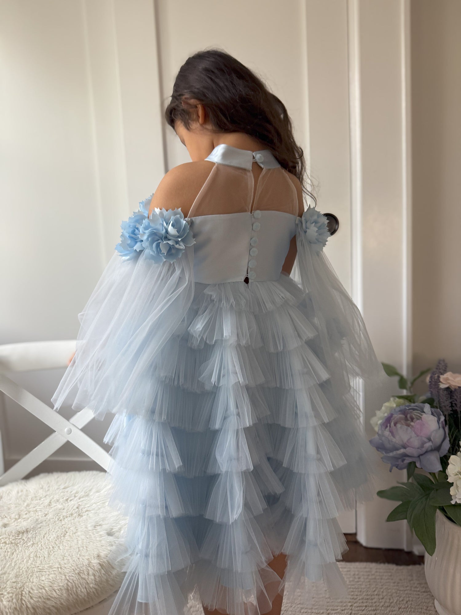 Alaska Baby Blue Tulle Dress | Blue