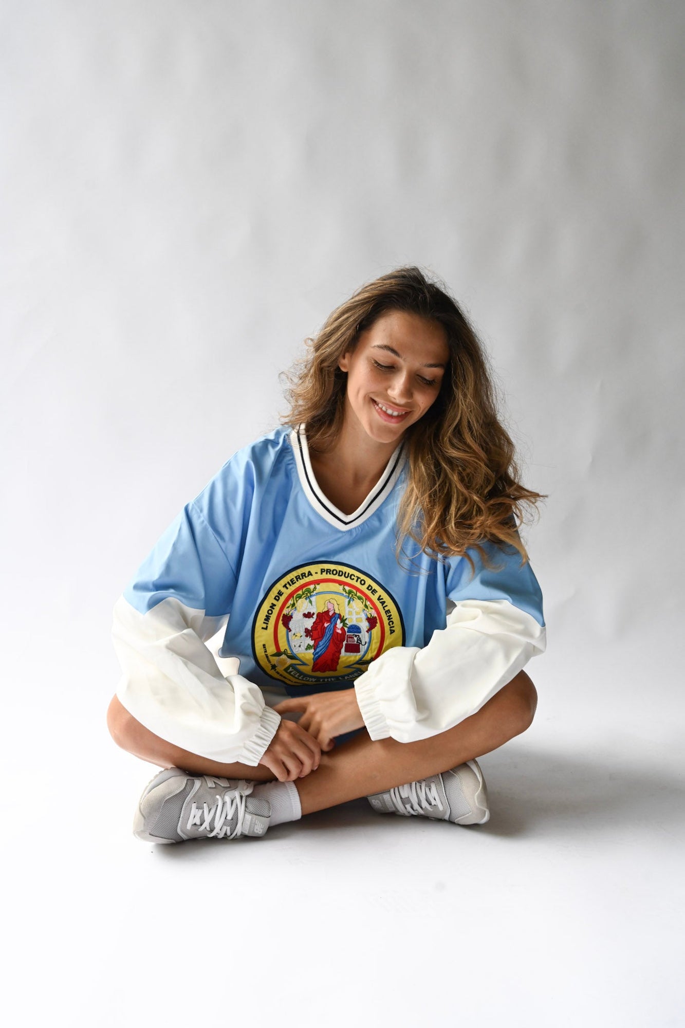 Bodega Color Block Windbreaker | Blue Honeycomb