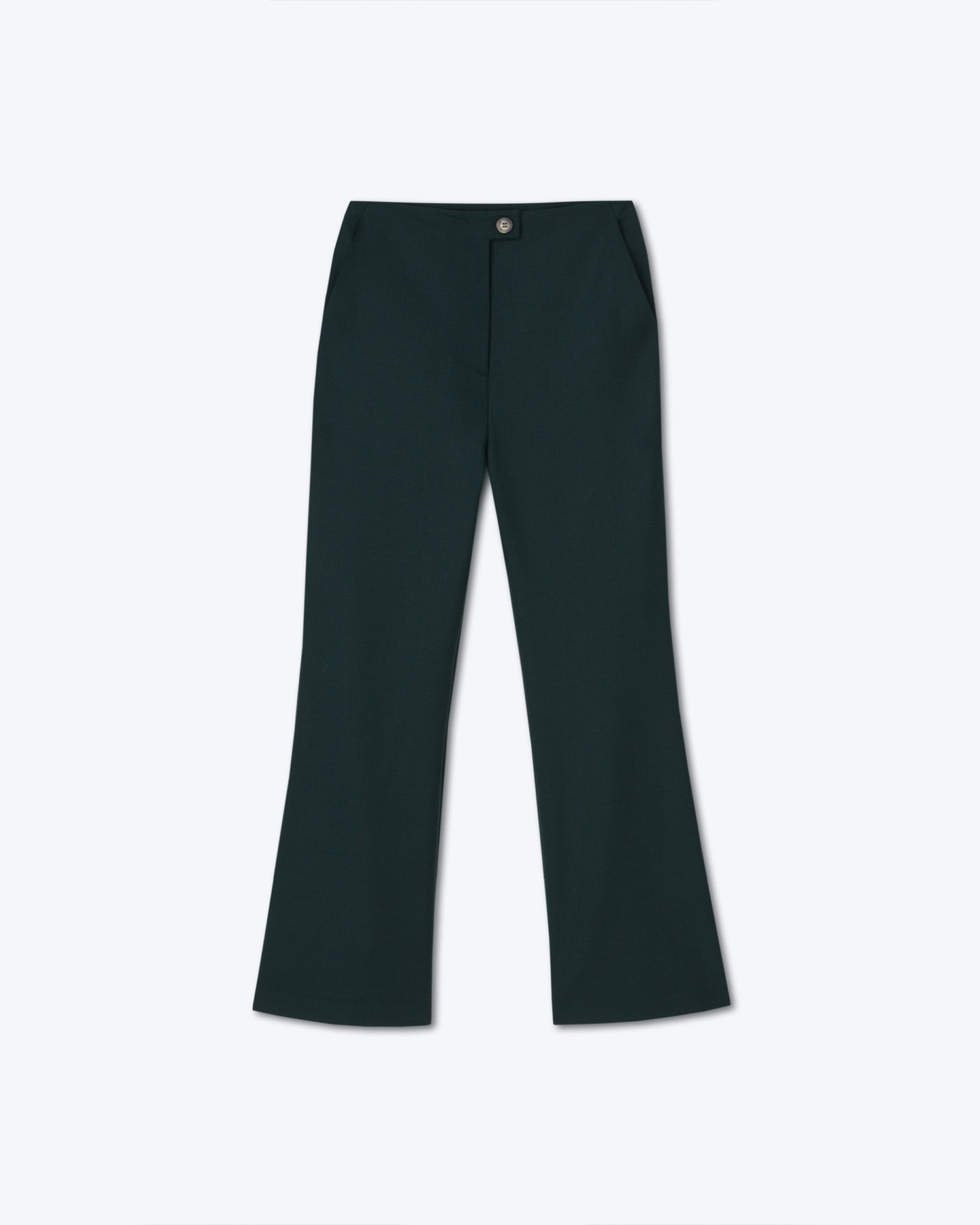 Womens | Kyma Ecovero Tailored Trousers | Pine Green