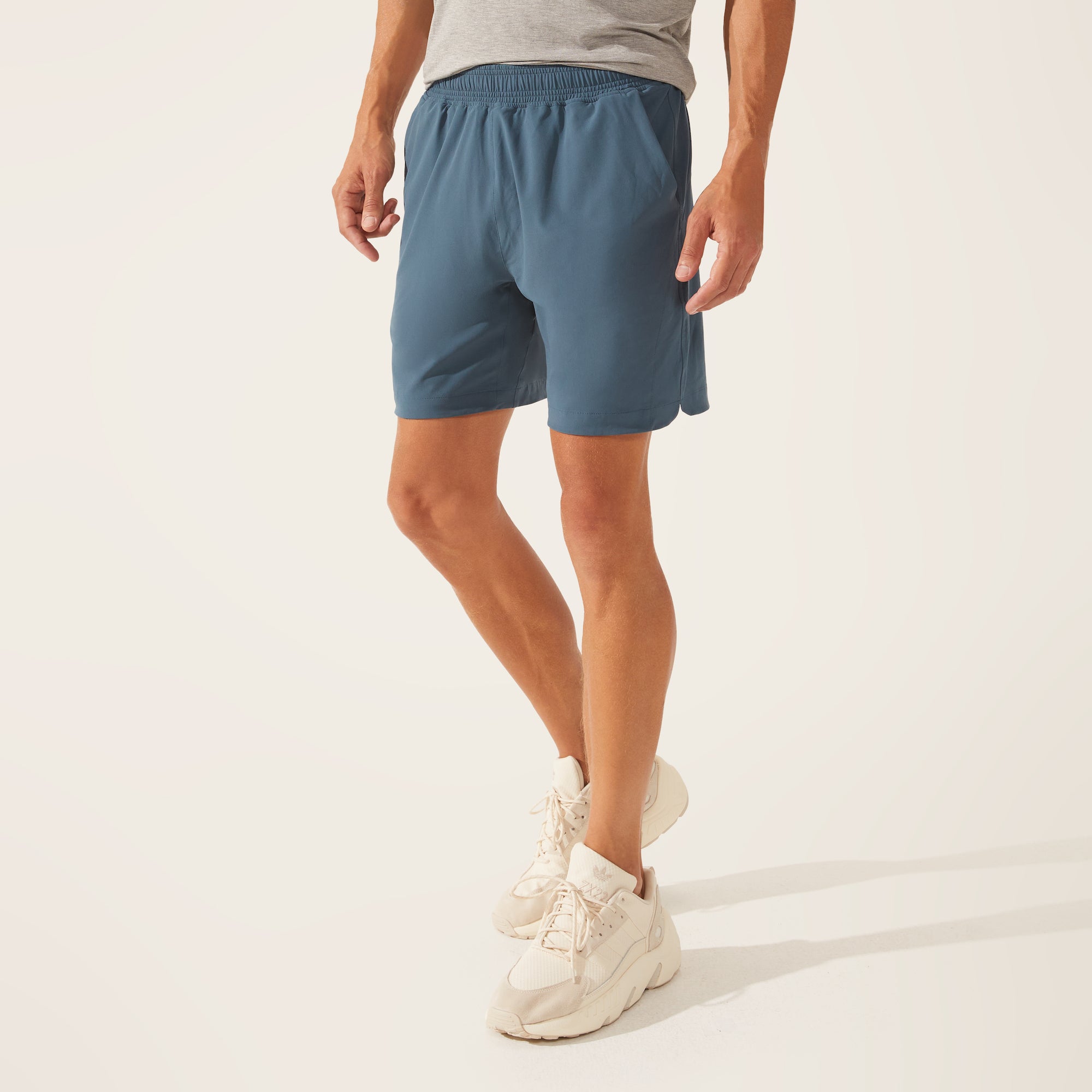 Mens | Stride Athletic Shorts | Dusty Blue