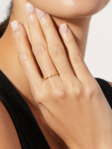 Bailey Pave Ring | 14K Gold on Sterling Silver | Cubic Zirconia