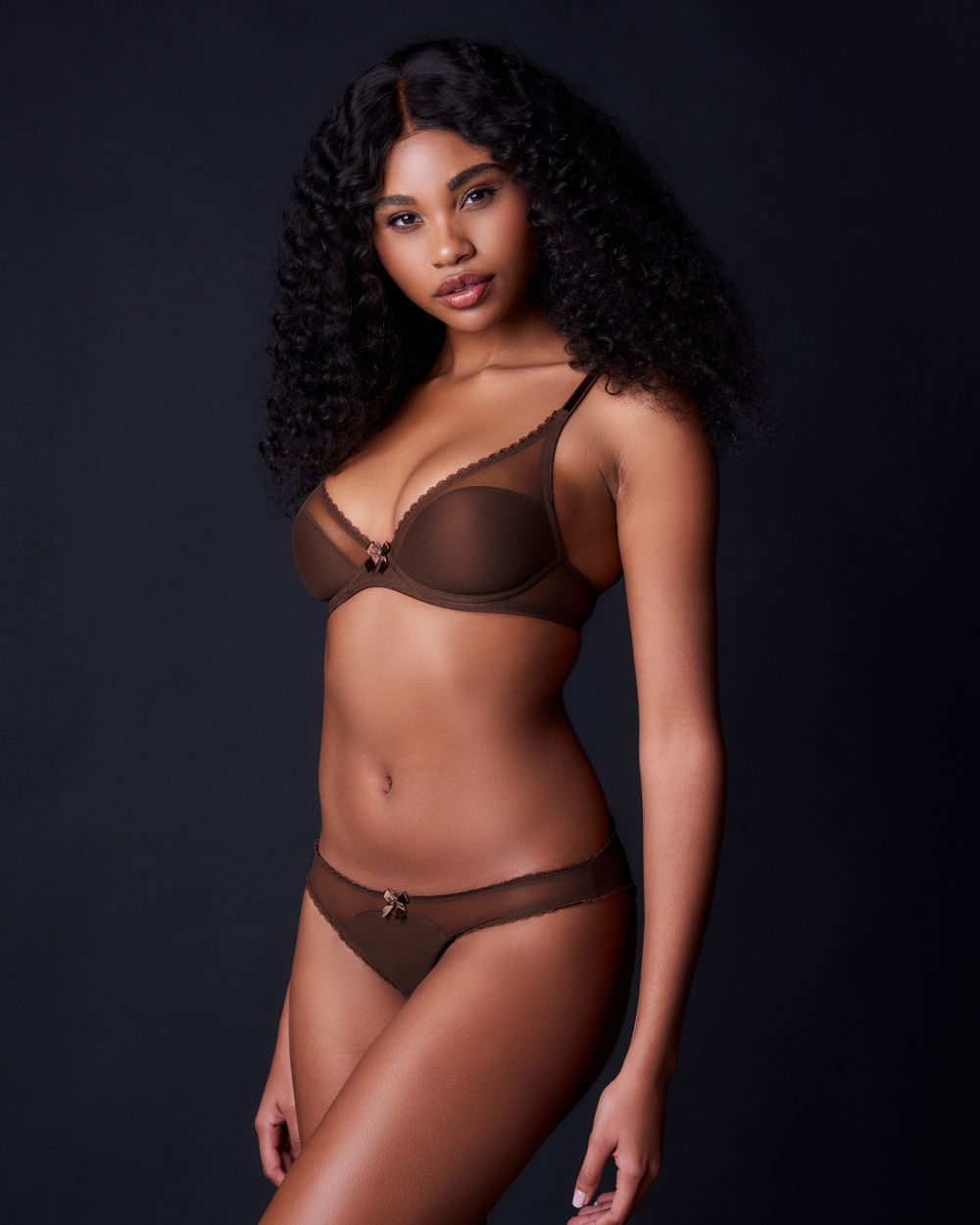 Women | Victoire Plunge Bra | Chocolat