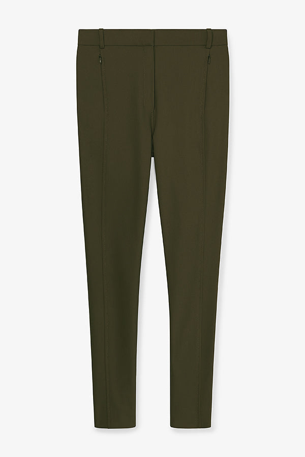 Packshot image of the curie pant in dark olive | Still | Exclude