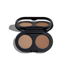 COLOR + SHAPE BROW POWDER DUO - LIGHT SWATCHES