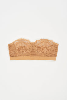 Petunia Strapless Underwire Bra | Caramel