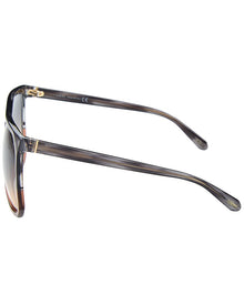 Loewe | Womens | LW40001F 63mm Sunglasses | Grey Havana | Brown Gradient Lens