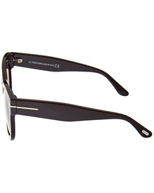 Tom Ford | Womens | 52mm Sunglasses | Black | Grey Lens