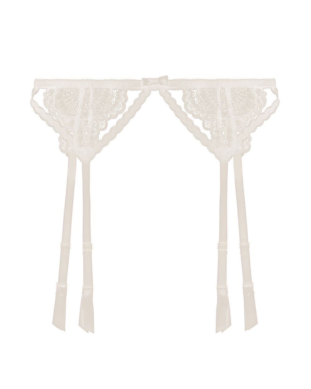 Women | Natalia Suspender Belt | Alabaster