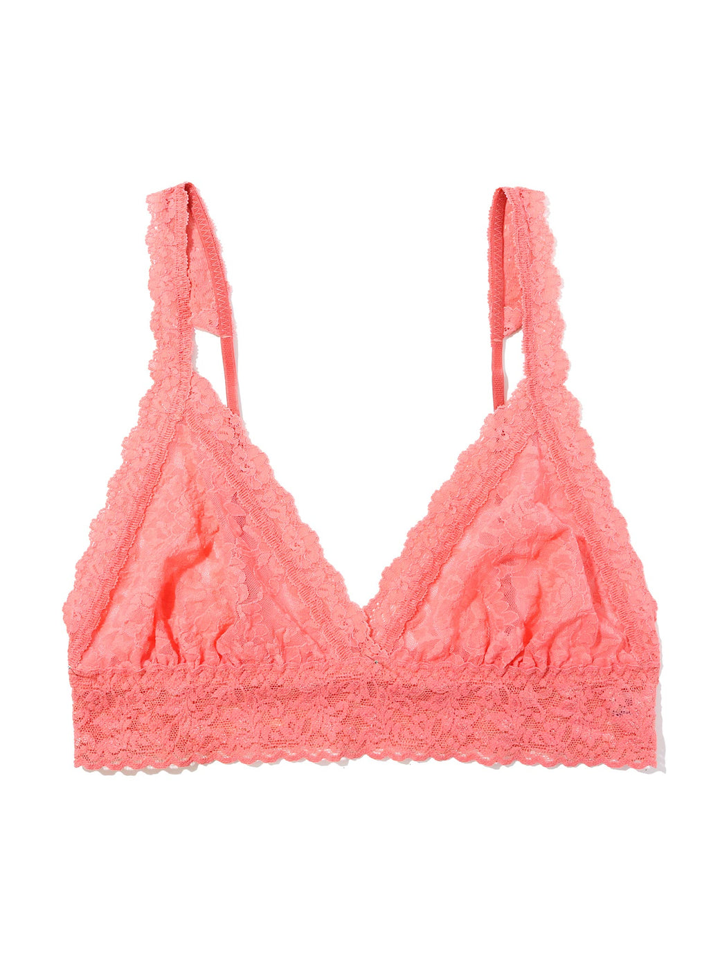 Signature Lace Crossover Bralette | Paloma (Pink)