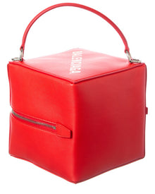 Balenciaga | Womens | Dolly Leather Shoulder Bag | Red