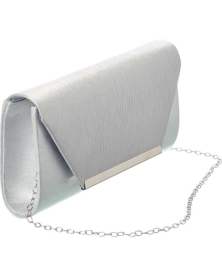 Rene Ruiz | Womens | Chain Envelope Clutch | Silver