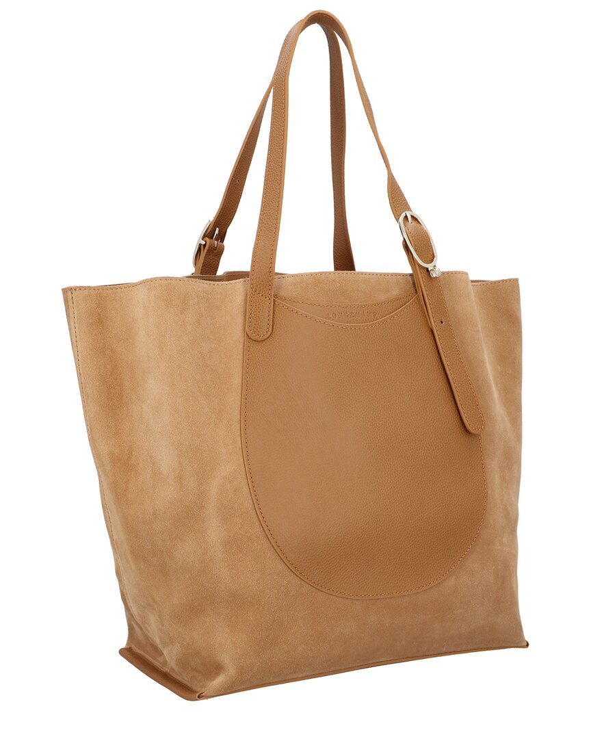 Longchamp | Womens | Complice XL Leather Tote | Brown