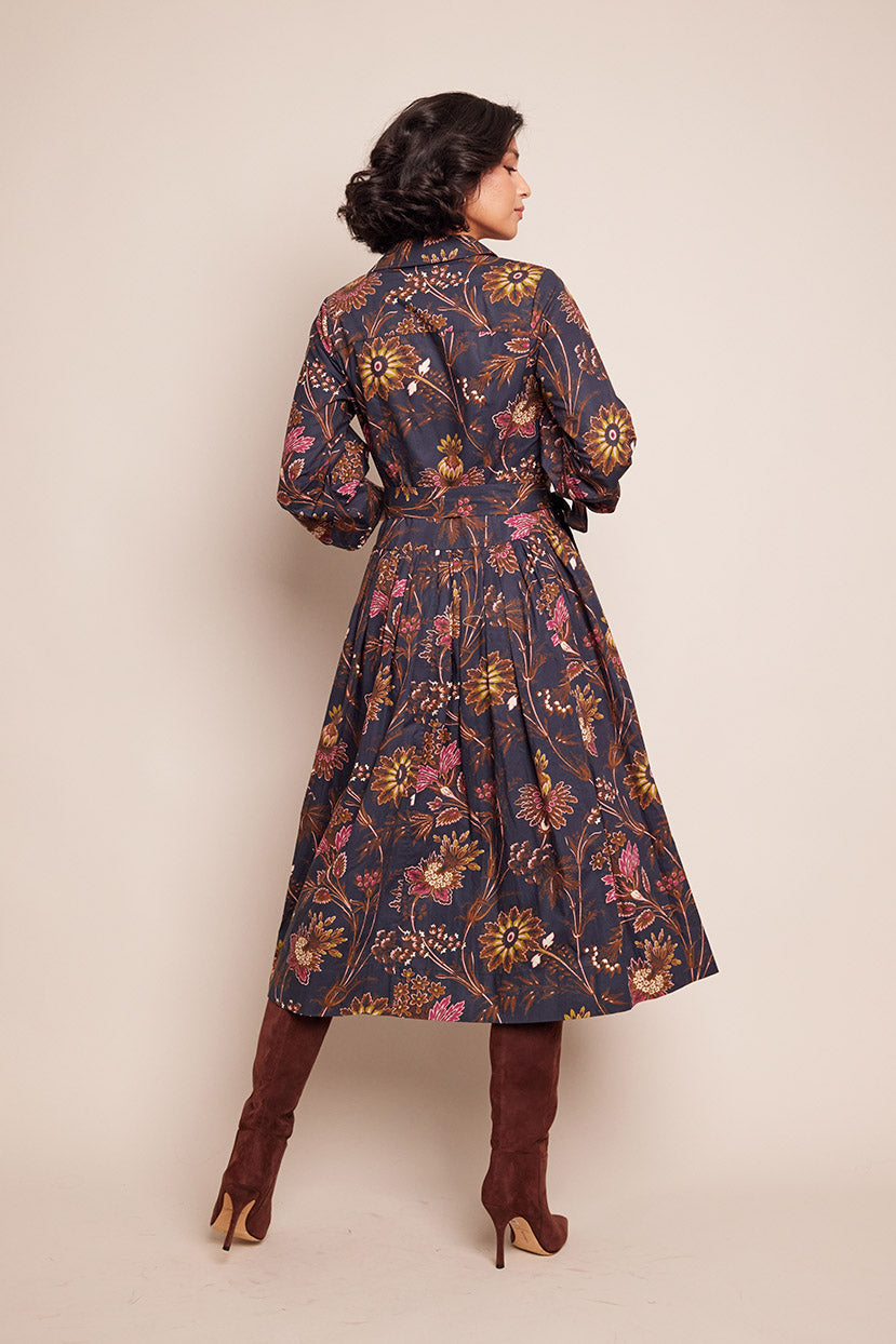 Raya Dress | Blue Vine Blooms