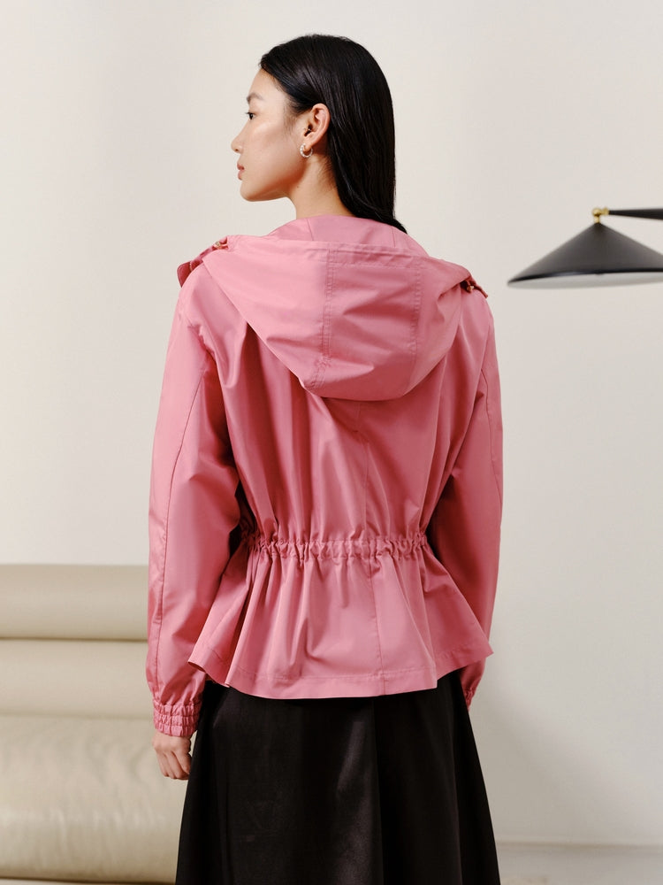 Silk Outdoor Jacket | Pink