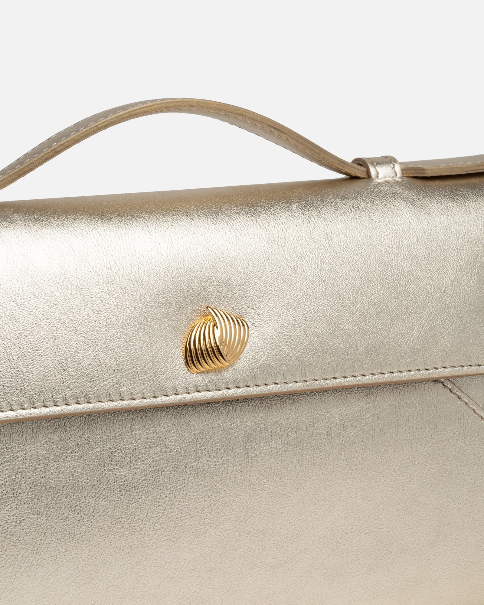 Cassandra Clutch | Gold Brushed
