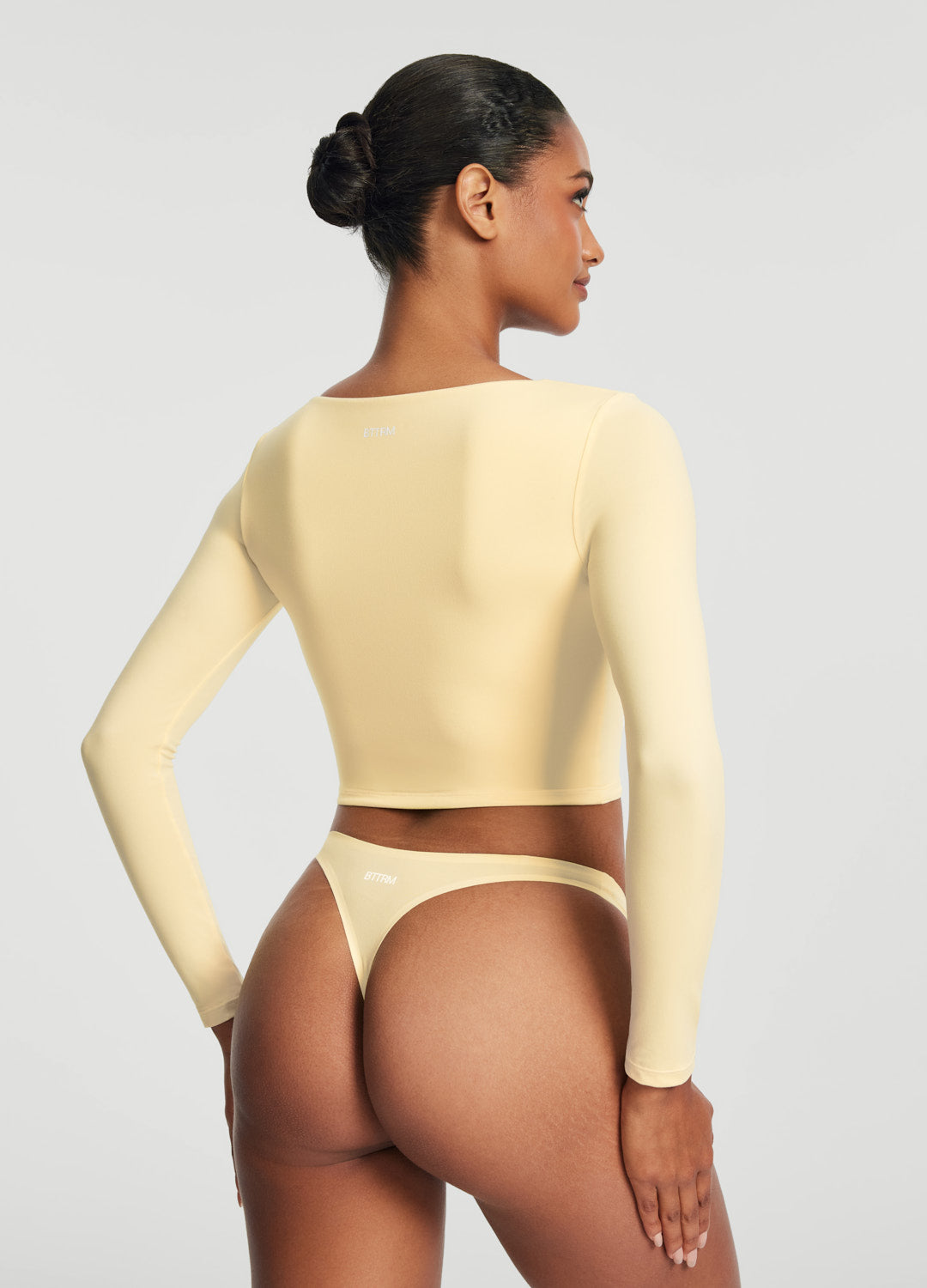 Seamless Thong Panty | Lemon Meringue