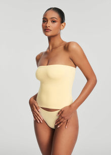 Seamless Full-Length Tube Top | Lemon Meringue