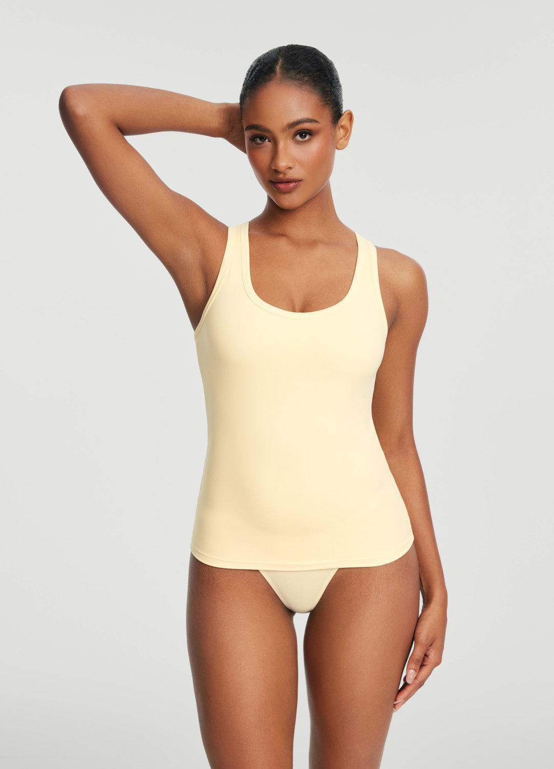 Racerback Tank Top | Lemon Meringue