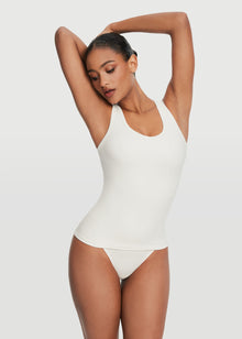 Racerback Tank Top | White