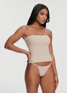 Essential String Thong | Oat Milk