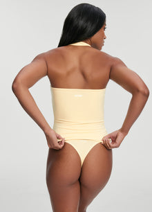 Halter Neck Tank Top | Lemon Meringue
